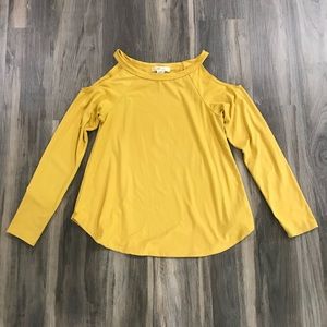 Off The Shoulder Long Sleeve Tee